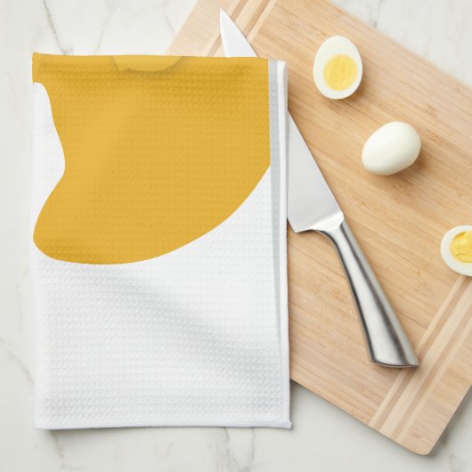 Gele rubberduck theedoek (Quarter Fold)