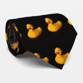 Gele rubbereend stropdas (Opgerold)