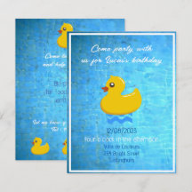 gele rubbereend - verjaardagscategorie