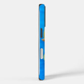 Gele rubberen eend met zomerse Pet Case-Mate iPhone Case (Achterkant / Rechts)