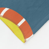 Gele rubberen eend, schattig, naadloos patroon. fleece deken (Hoek)