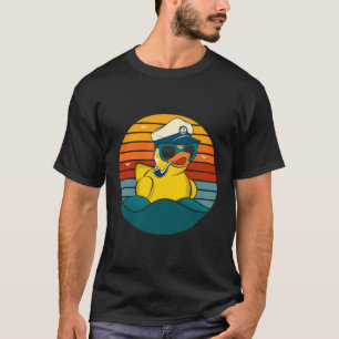 gele rubberen eend varen op het Captain Zee T-shirt