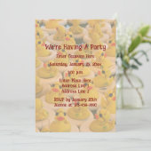 Gele rubberen eenden plezierfeestje kaart (Staand voorkant)