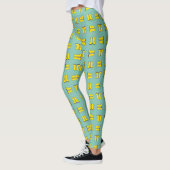Gele rubberen regenlaarzen leggings (Links)