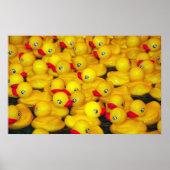 Gele rubberkokers, poster afdrukken (Voorkant)