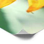 Gele Rudbeckia Flower Macro Abstract Poster (Hoek)