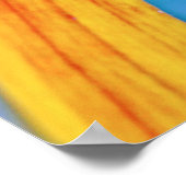 Gele Rudbeckia Flower Macro Abstract Poster (Hoek)