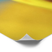 Gele Rudbeckia Flower Macro Abstract Poster (Hoek)