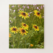 Gele Rudbeckia's Legpuzzel (Verticaal)