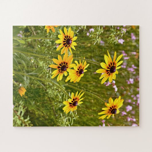 Gele Rudbeckia's Legpuzzel (Horizontaal)