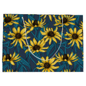 Gele Rudbekia op marine Groot Cadeauzakje (Achterkant)