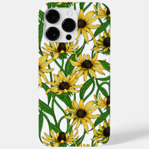 Gele Rudbekia op wit Case-Mate iPhone 14 Pro Max Hoesje