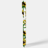 Gele Rudbekia op wit Case-Mate iPhone Case (Achterkant / Links)