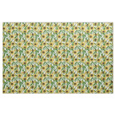 Gele Rudbekia op wit Stof (Fat Quarter)