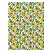 Gele Rudbekia op wit Tafelkleed (Voorkant)