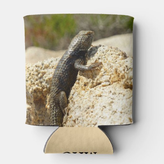 Gele ruggengraat bij Joshua Tree Blikjeskoeler (Achterkant)