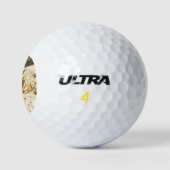 Gele ruggengraat bij Joshua Tree Golfballen (Logo)