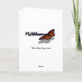 Gele ruggengraat bij Joshua Tree Kaart (Achterkant)