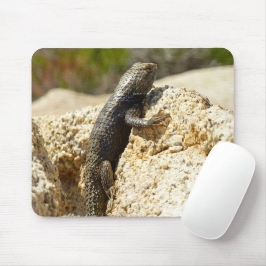 Gele ruggengraat bij Joshua Tree Muismat (Met muis)