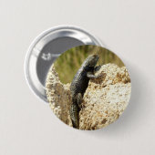 Gele ruggengraat bij Joshua Tree Ronde Button 5,7 Cm (Voorkant /achterkant)