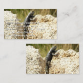 Gele ruggengraat bij Joshua Tree Visitekaartje (Voorkant / Achterkant)