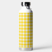 Gele ruitpatroon waterfles (Links)