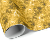 Gele ruw gekleurde textuur cadeaupapier (Rol Hoek)