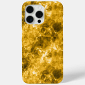 Gele ruw gekleurde textuur Case-Mate iPhone case (Achterkant)