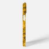 Gele ruw gekleurde textuur Case-Mate iPhone case (Achterkant / Rechts)