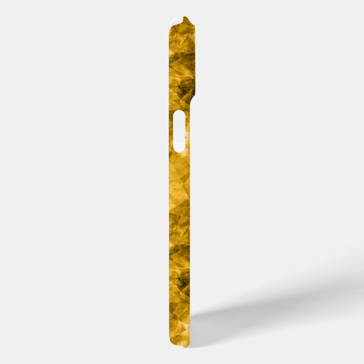 Gele ruw gekleurde textuur Case-Mate iPhone case (Achterkant / Rechts)