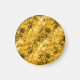 Gele ruw gekleurde textuur magneet