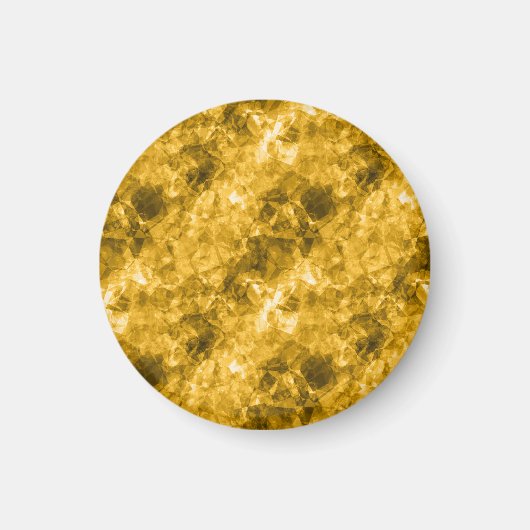 Gele ruw gekleurde textuur magneet (Voorkant)