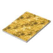 Gele ruw gekleurde textuur notitieblok (Linkerzijde)