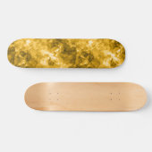 Gele ruw gekleurde textuur skateboard (Horizontaal)