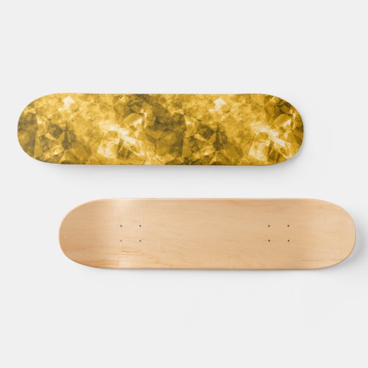 Gele ruw gekleurde textuur skateboard (Horizontaal)