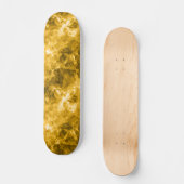 Gele ruw gekleurde textuur skateboard (Voorkant)