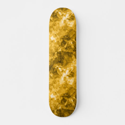Gele ruw gekleurde textuur skateboard (Voorkant)