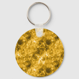 Gele ruw gekleurde textuur sleutelhanger