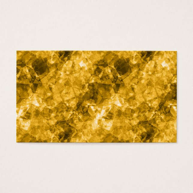 Gele ruw gekleurde textuur visitekaartje (Voorkant)