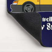 gele saabmarine mousepad muismat (Hoek)