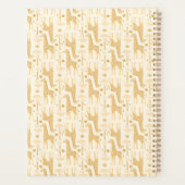 Gele Safari-giraffeprint Planner (Achterkant)