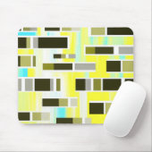 Gele samenstelling muismat (Met muis)