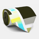 Gele samenstelling stropdas (Opgerold)