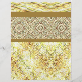 Gele sampler bulk scrapbookpapier pagina's flyer