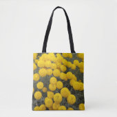 Gele santolina bloeiende struik tote bag (Voorkant)