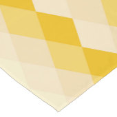 Gele schaduw Rhombus vorm patroon Korte Tafelloper (Hoek)