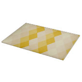 Gele schaduw Rhombus vorm patroon Snijplank (Hoek)