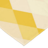 Gele schaduw Rhombus vorm patroon Tafelkleed (Gekanteld)