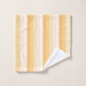 Gele schaduwstrepen bad handdoek (Wasdoekje)