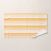 Gele schaduwstrepen bad handdoek (Handdoek)